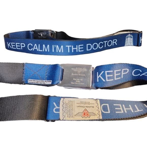 Dr Who Buckle Down Seatbelt Belt Police Call Box - Picture 3 of 5